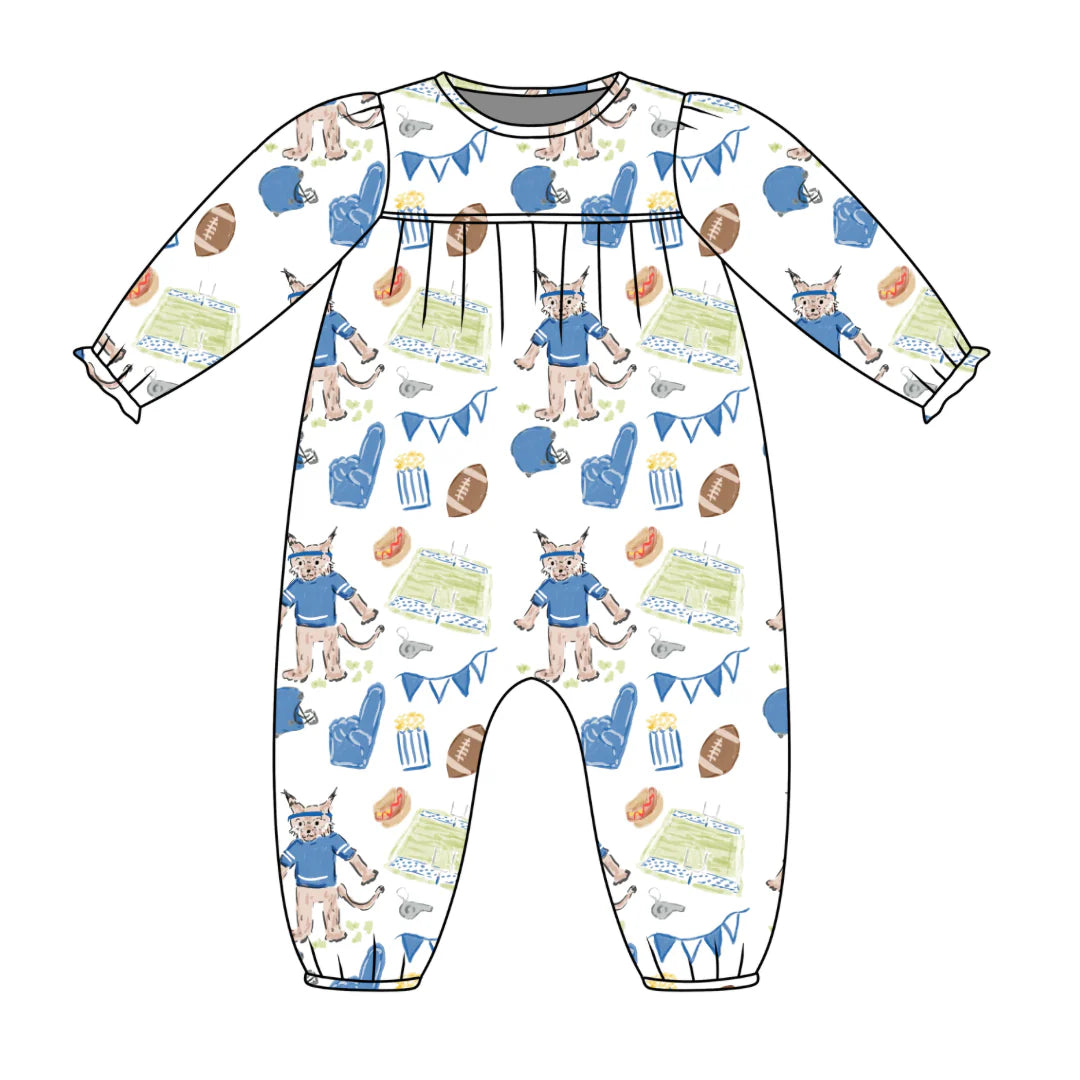 PRE-ORDER Ruthie Romper- Game Day Wildcats