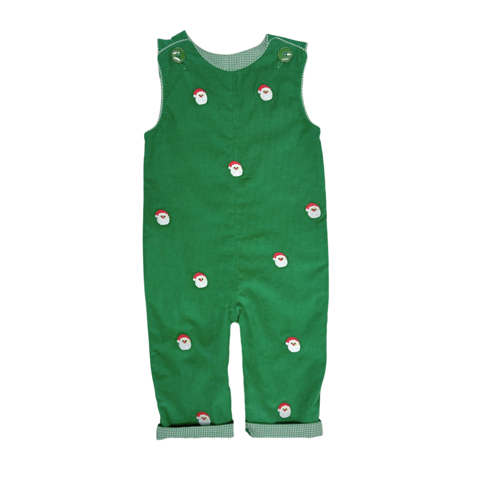 Santa Face Christmas Green Cord Ashton Longall