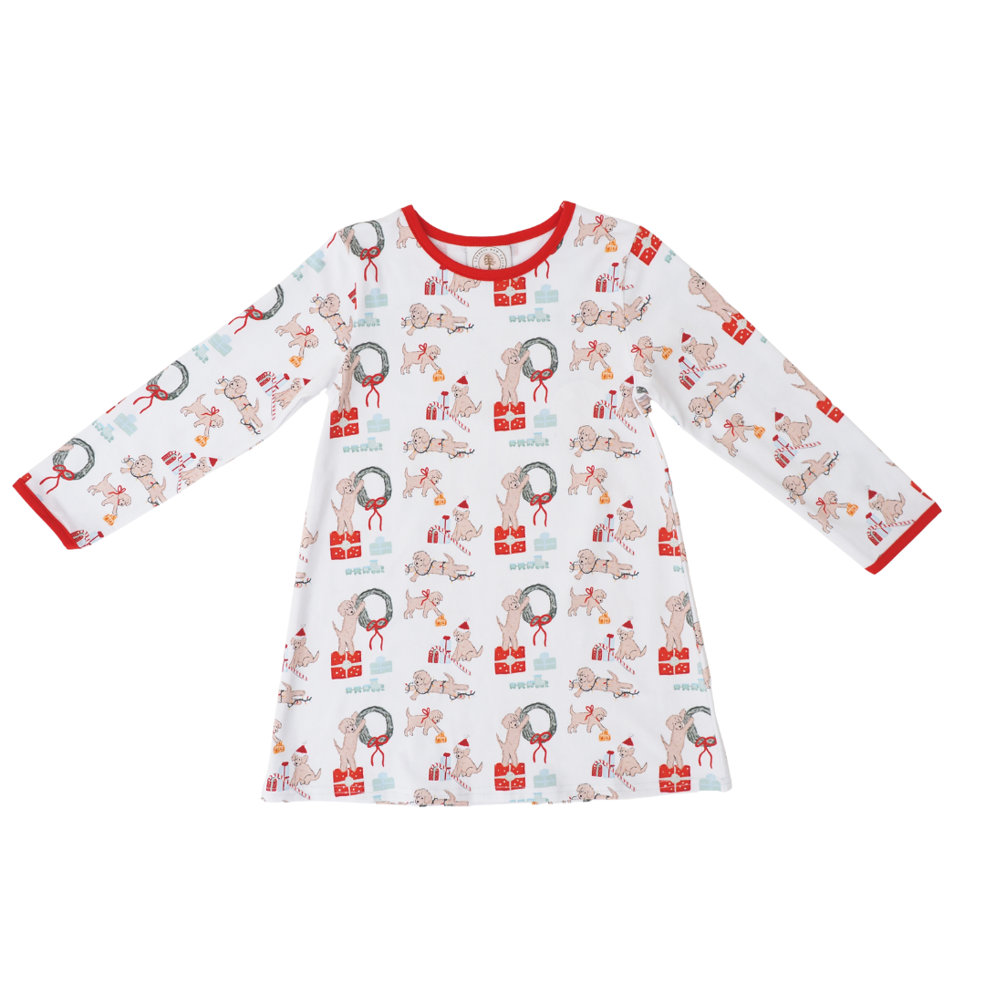 PRE-ORDER Santa Paws Susie Swing Longsleeve Dress