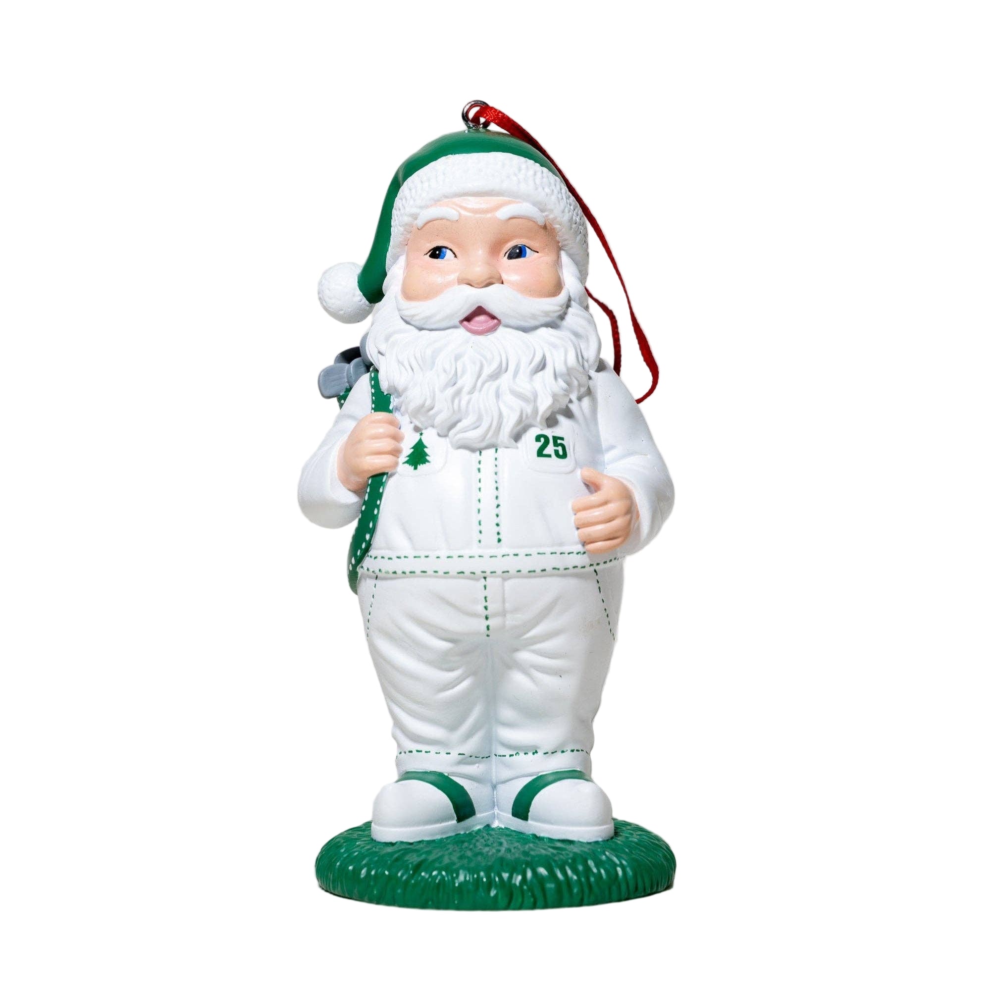 Santa Caddie Ornament