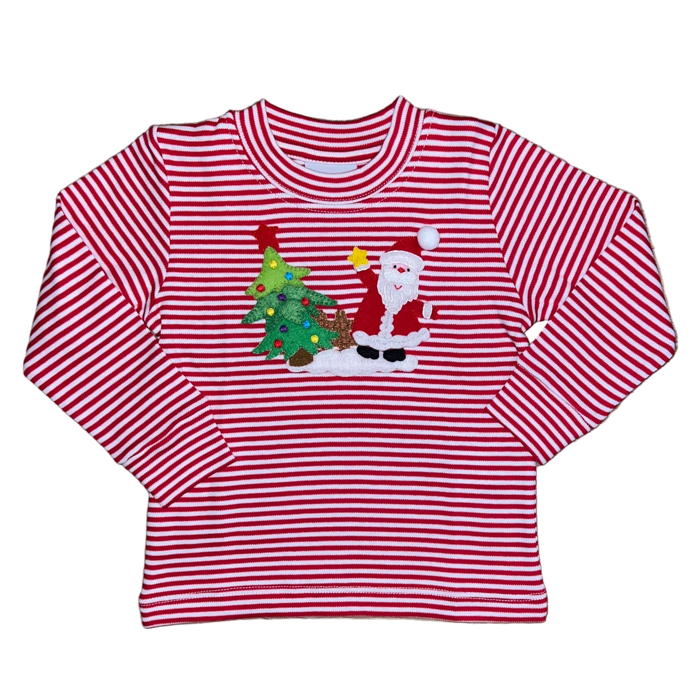 Santa likes to Decorate LS Shirt