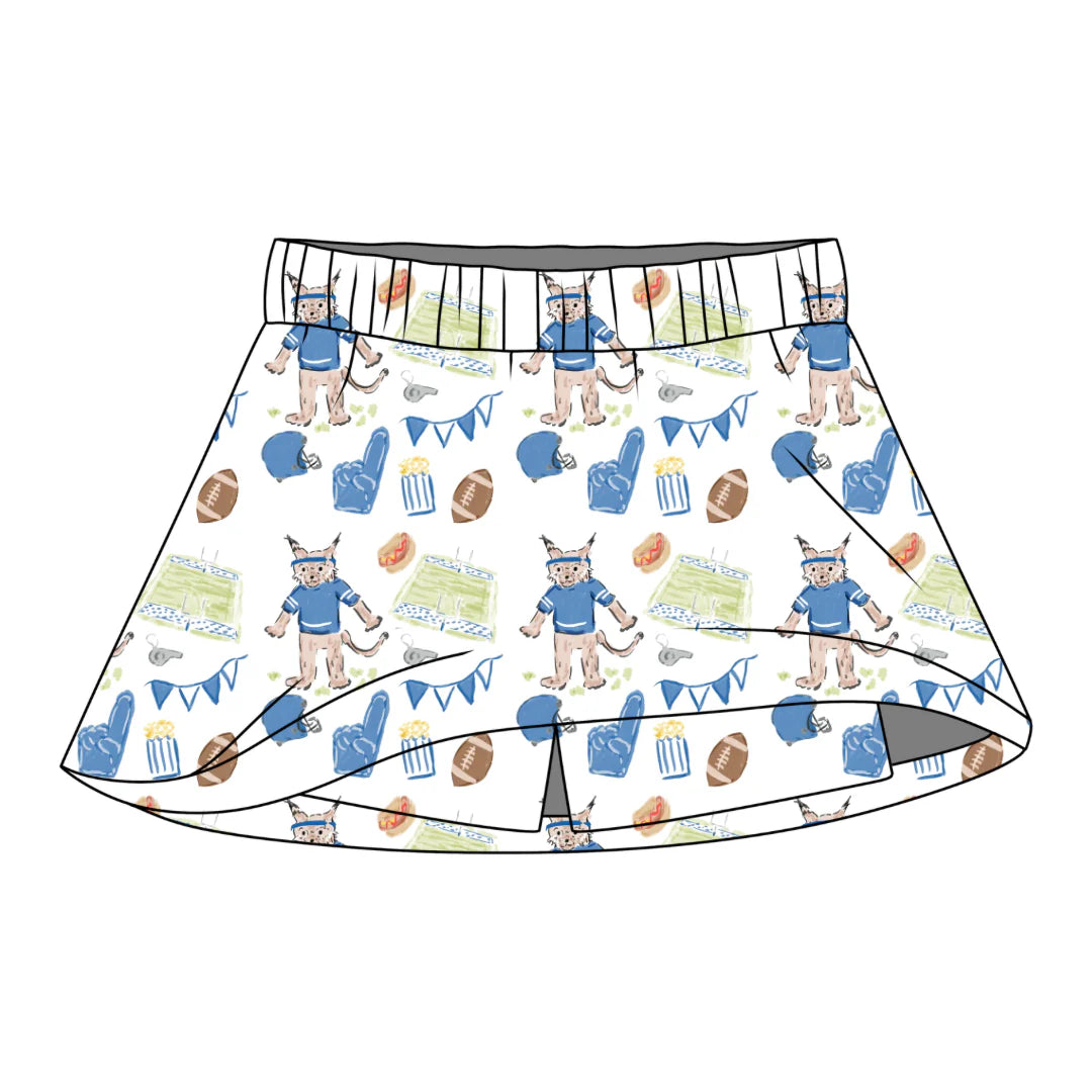 PRE-ORDER Sara Catherine Skort- Game Day Wildcats