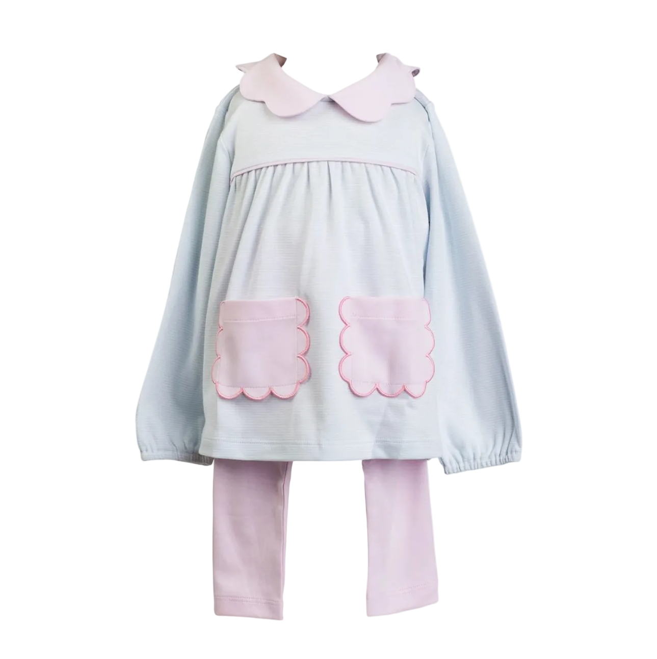 Scallop Pocket Tunic Set