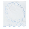 Scallop Dot Bib and Burp Set