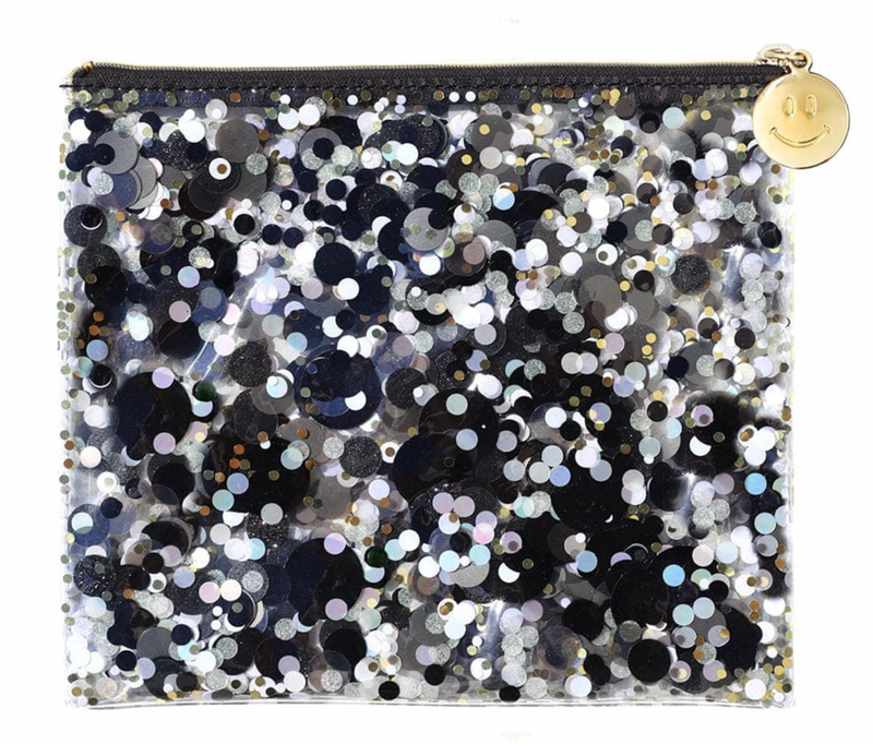 Packed Party Confetti Everything Pouch-Blackout