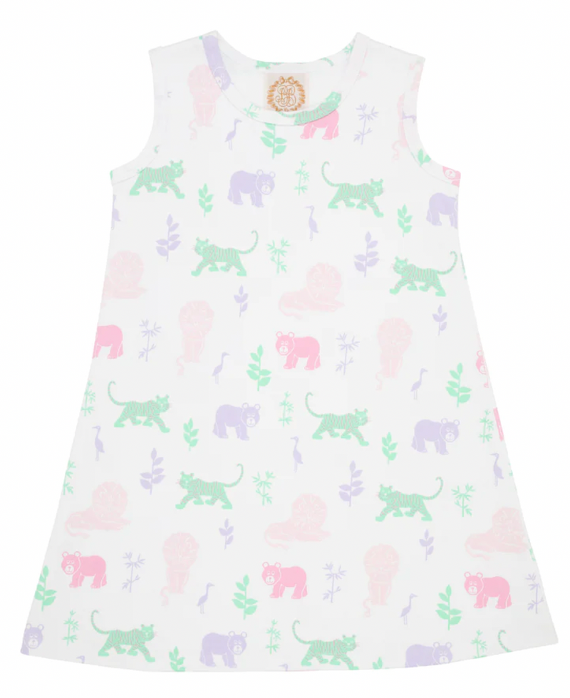 Lions, Tigers and Bears Sleeveless Polly Play Dress