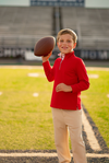 Game Day Quarter Zip-Red