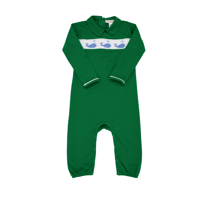 Kiawah Kelly Green/Whales Rigsby Romper