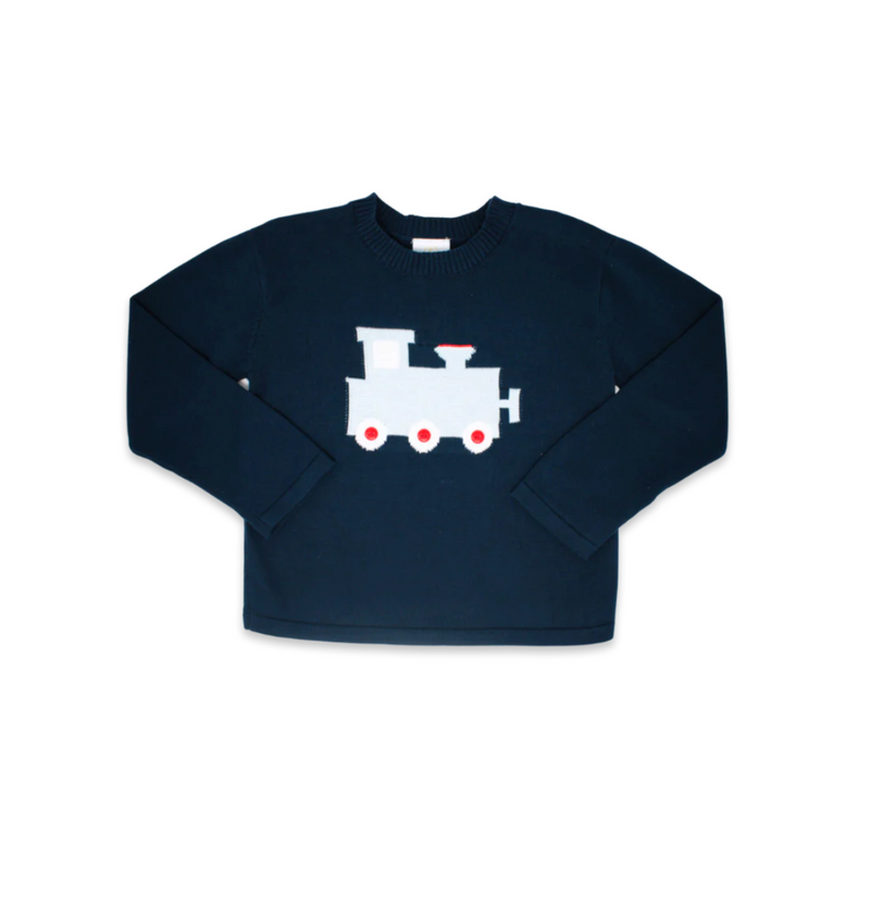 Cozy Up Sweater - Navy, Train