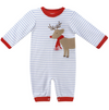 Reindeer Stripe Boy Romper-3m