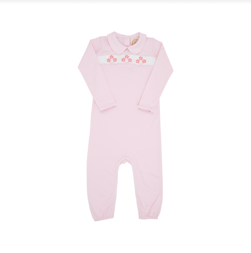 Palm Beach Pink/Flowers Rigsby Romper