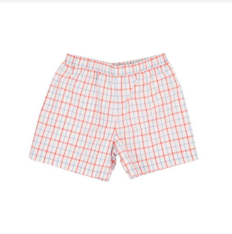Parrot Cay Coral Chandler Check Shelton Shorts