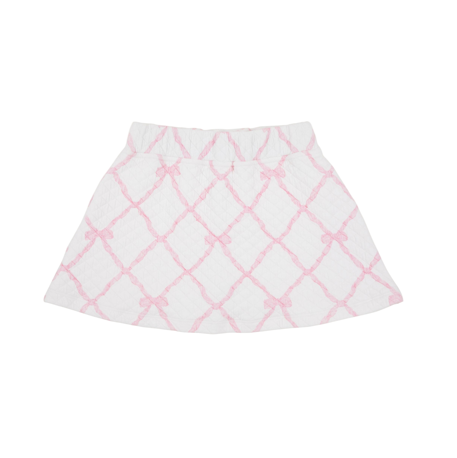 Searcy Skort Quilted Belle Meade Bow Pier Party Pink