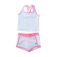 PRE-ORDER Seaside Tankini Set - Marina Seersucker