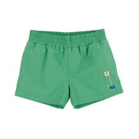 Sheffield Shorts Broadcloth Gibson Island Green Golf Flag and Tees