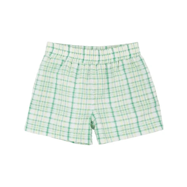 Sheffield Shorts Seersucker Gibson Island Green and Lake Worth Yellow Seersucker Gibson Island Green