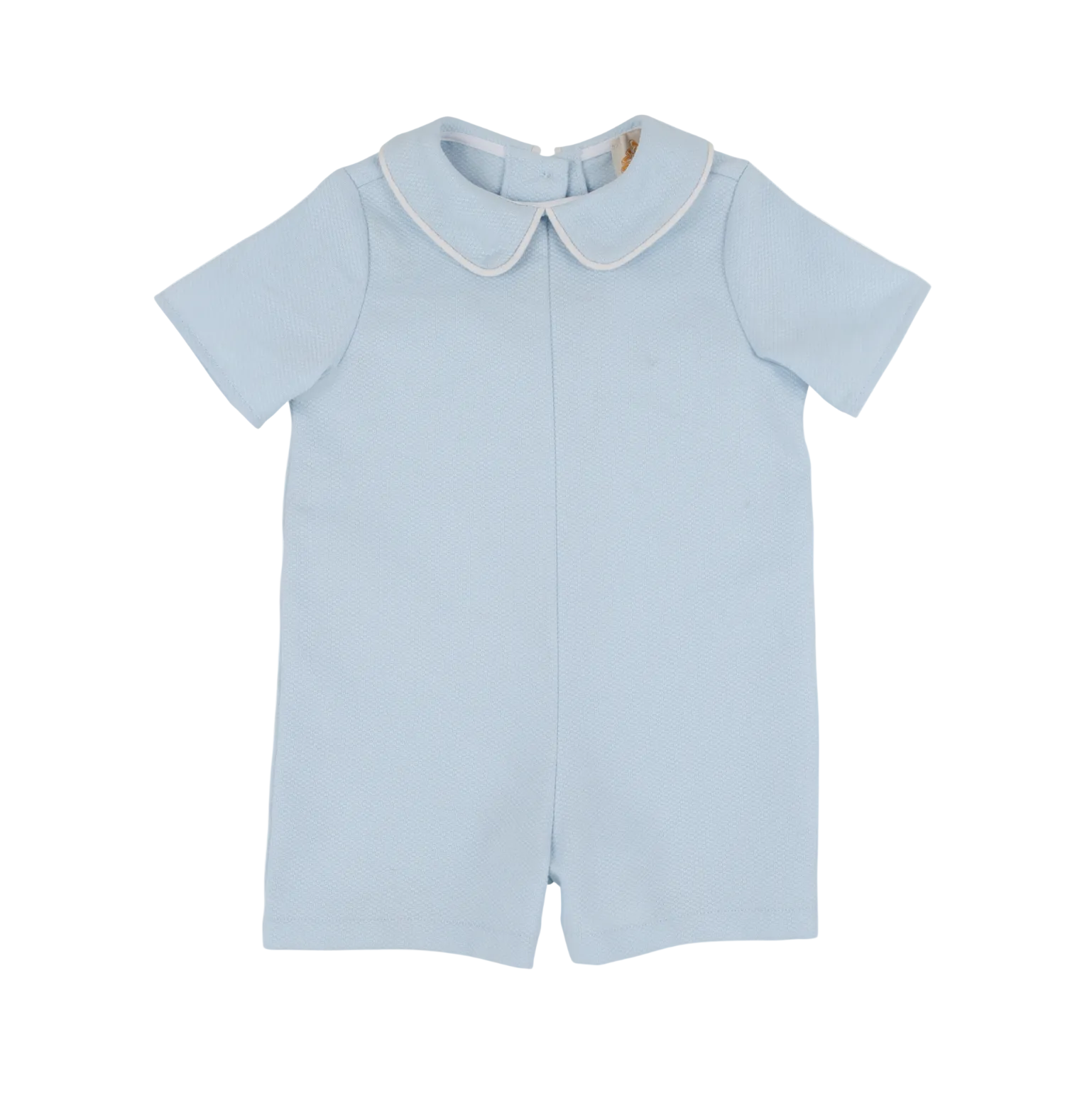 Short Sleeve John Hall Jon Jon Pique Buckhead Blue