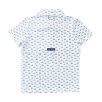 PRE-ORDER Short Sleeve Pro Performance Polo -  Golf Cart Print