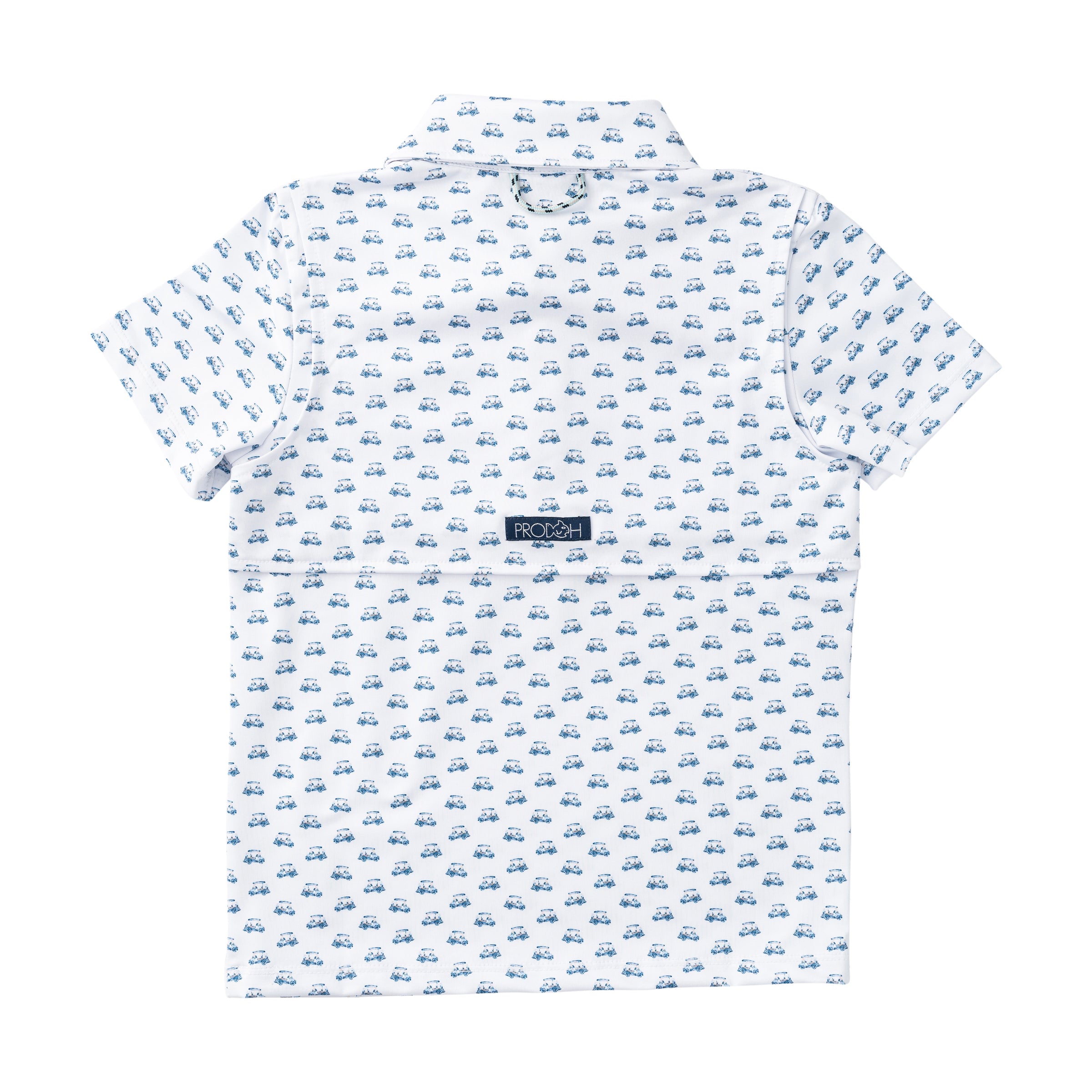 PRE-ORDER Short Sleeve Pro Performance Polo -  Golf Cart Print