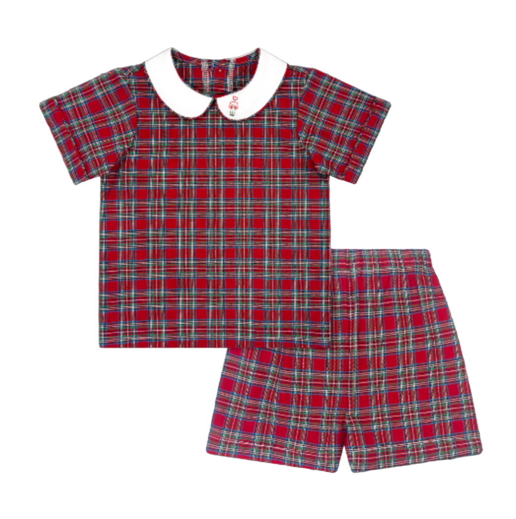 Sibley Short Set Woodstock Plaid, Nutcracker