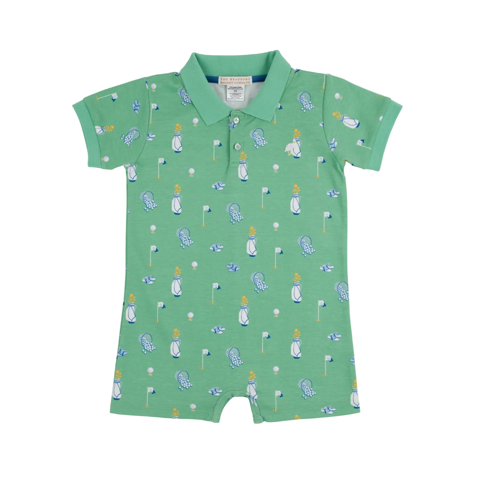 Sir Propers Romper Pima Clubhouse Couture (Wood Boat Blue)