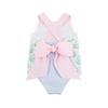 Sisi Sunsuit Hanover Hand Block/Palm Beach Pink/Buckhead Blue