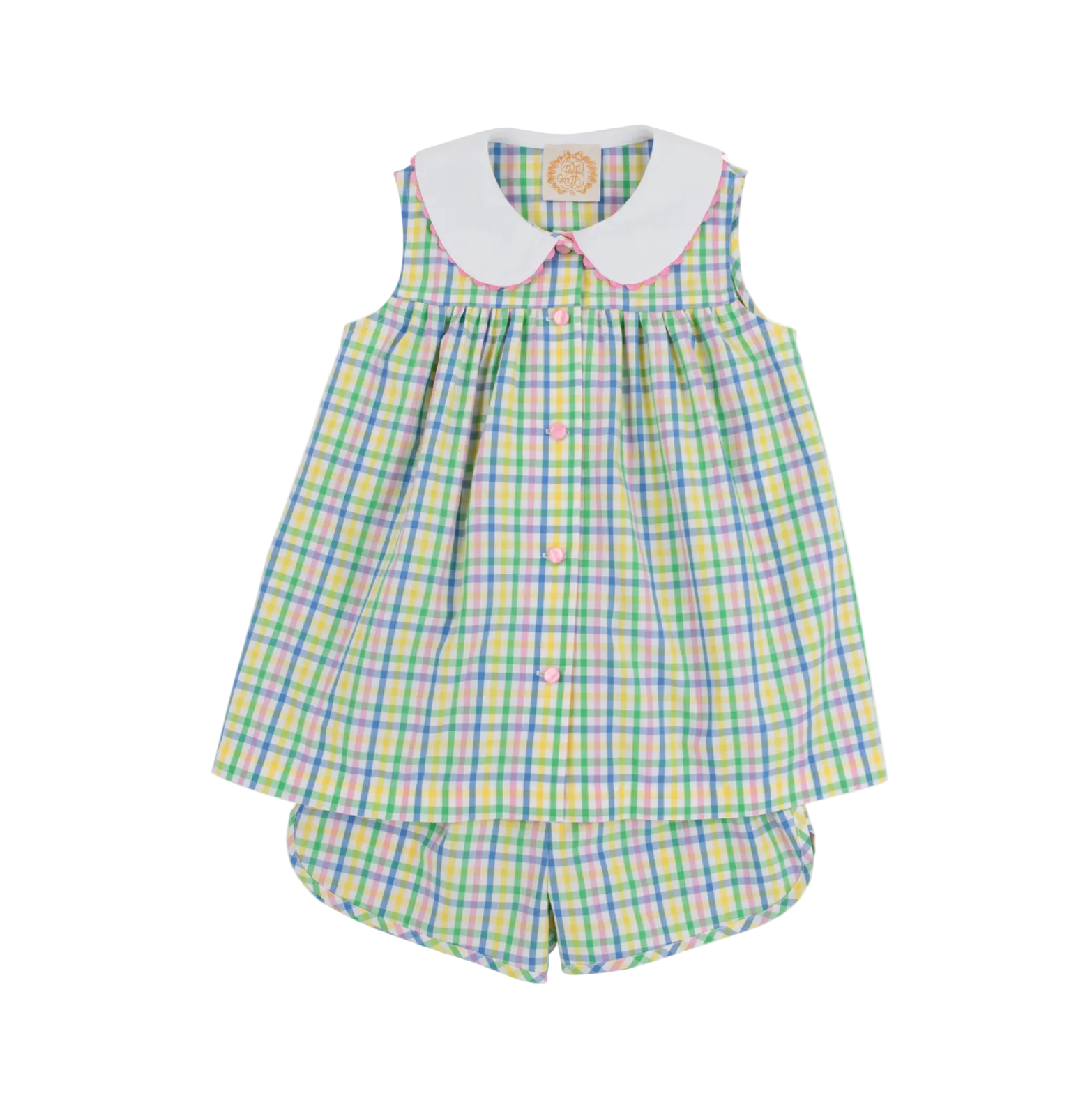 Sleeveless Tabitha's Teacher's Pet Set Knickers Primland Plaid Worth Ave White