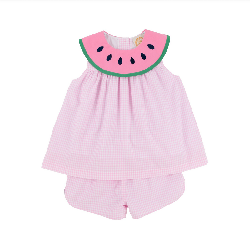 Sleeveless Tabitha Teachers Pet Set Pink Greenbrier Gingham/Watermelon