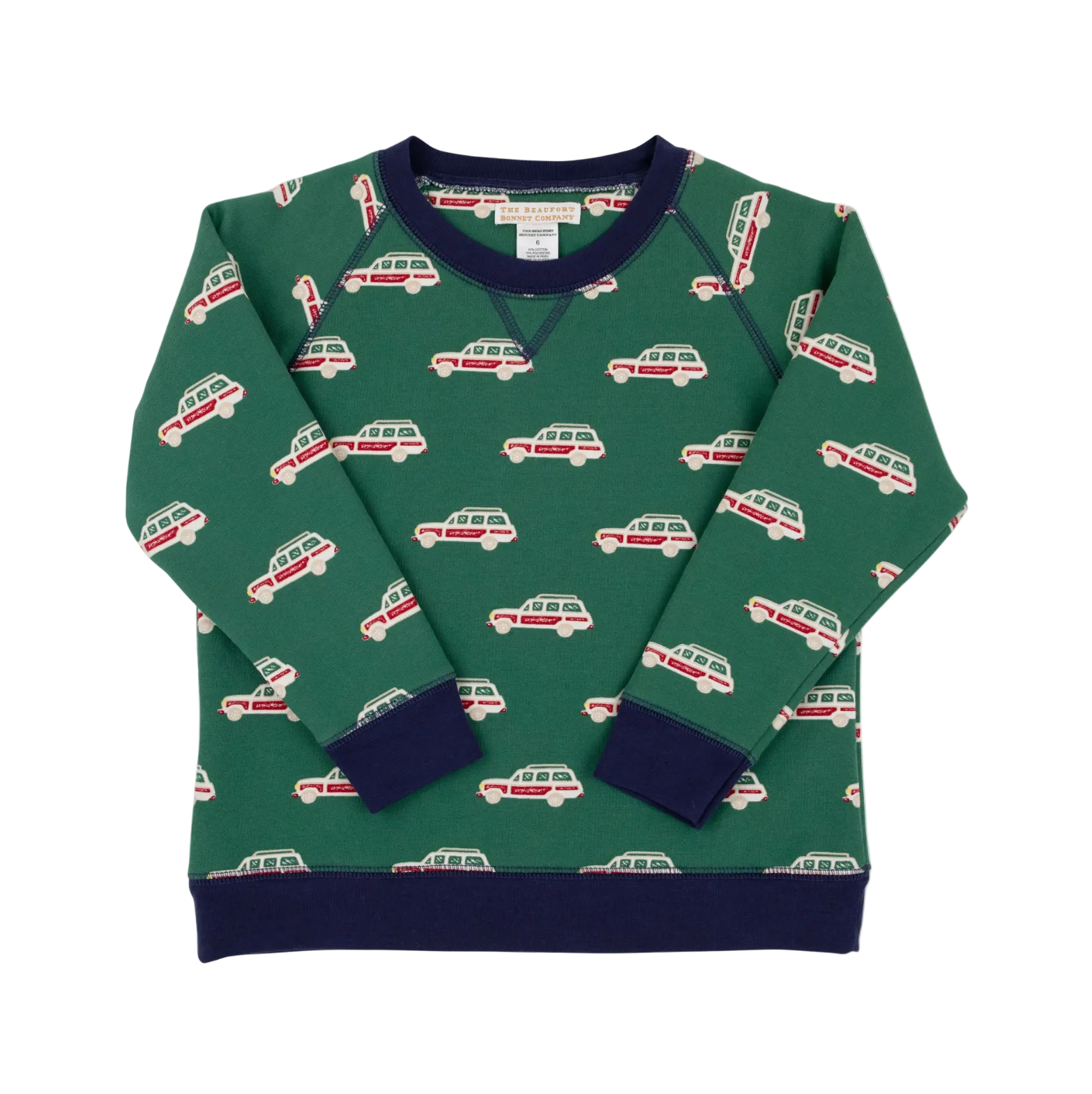Smitty Sweatshirt Windsor Wagon (Grier Green)/Nantucket Navy