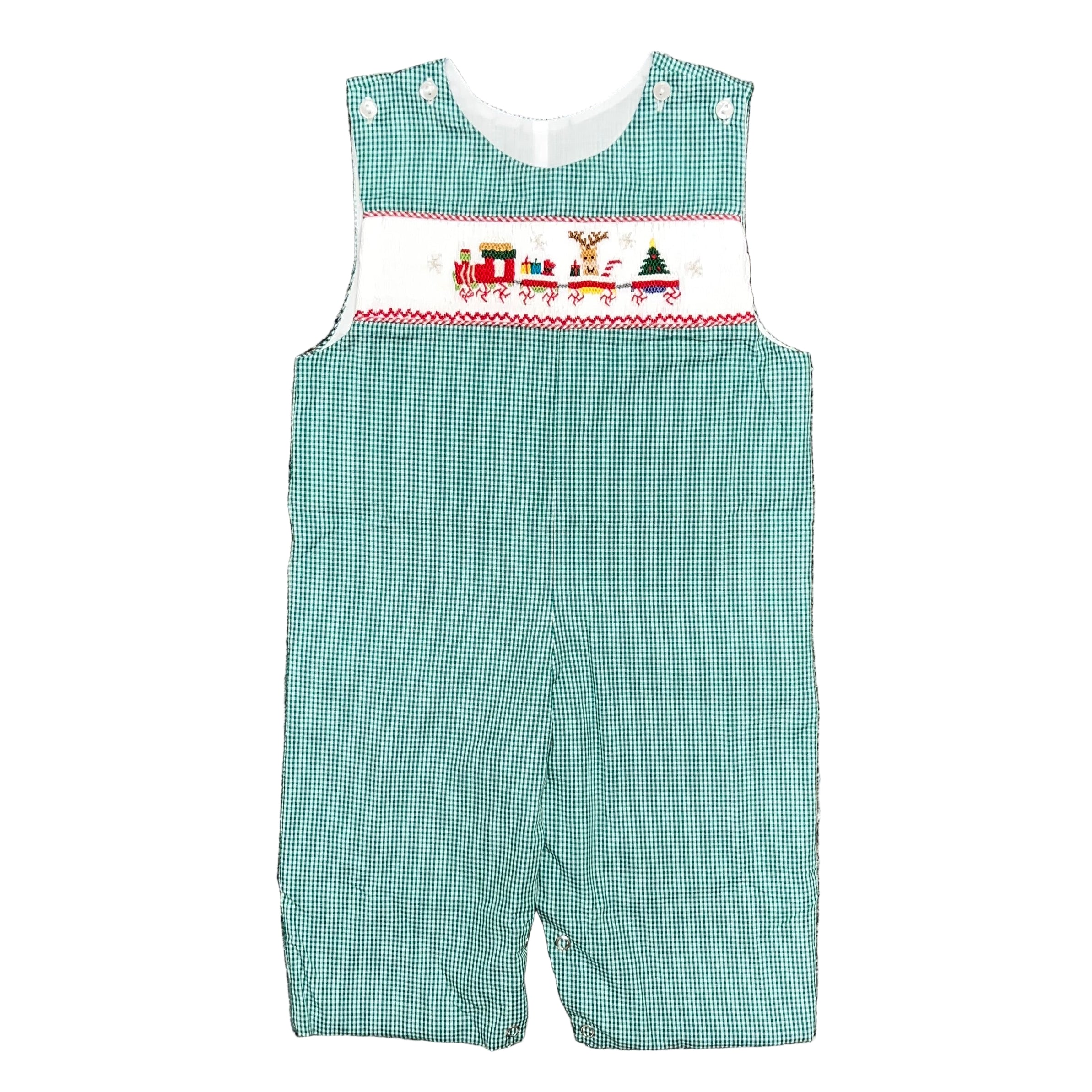 Smocked Christmas Train Longall