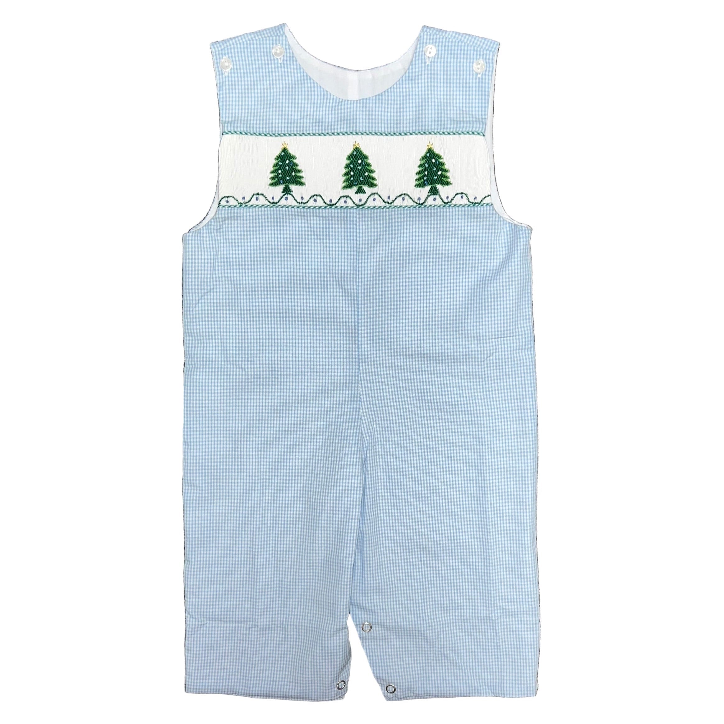 Smocked Christmas Tree Longall