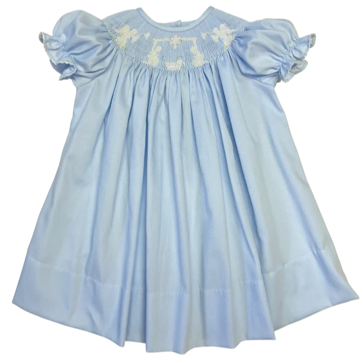 Smocked Nativity Bishop Dress