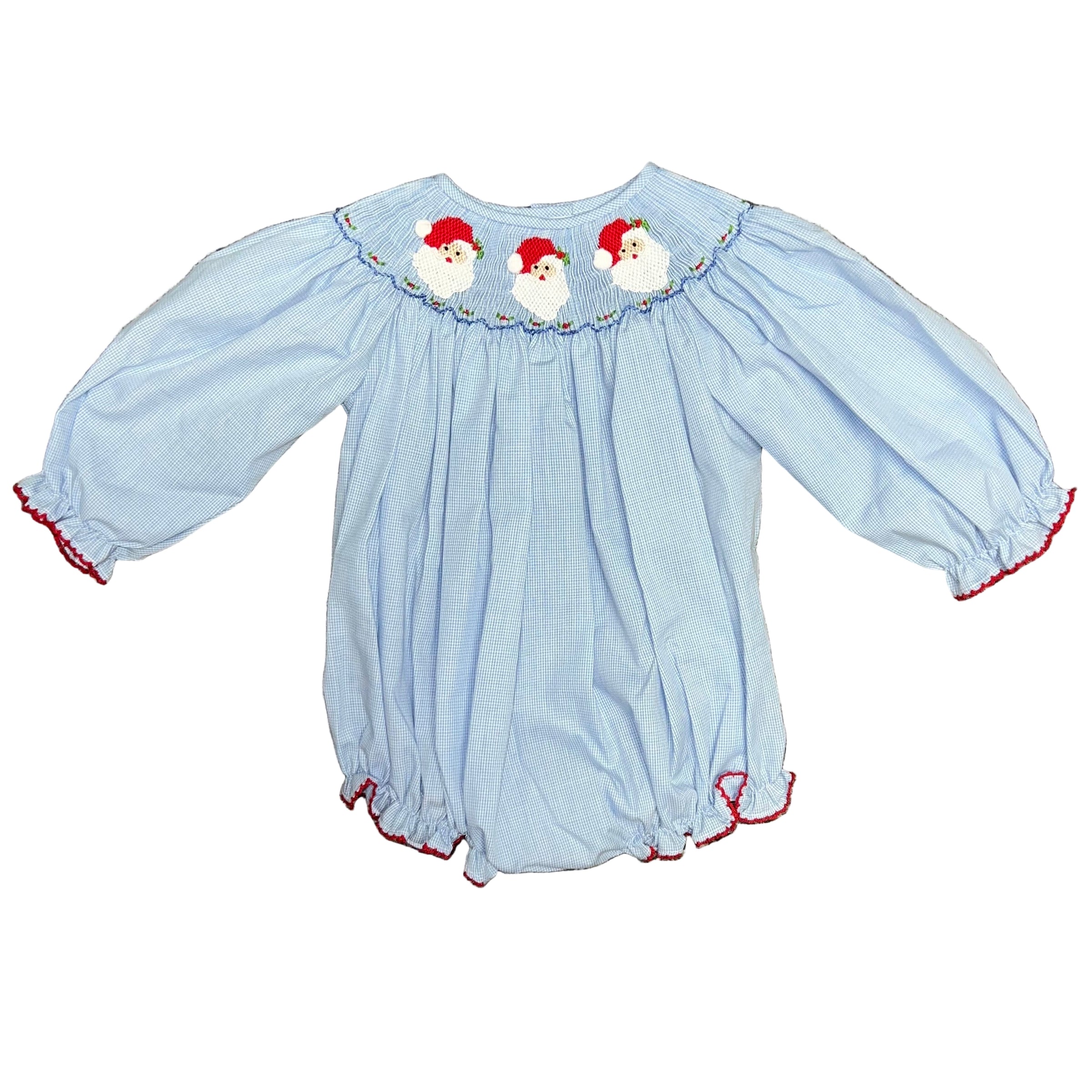 Smocked Santa Claus Bishop Bubble