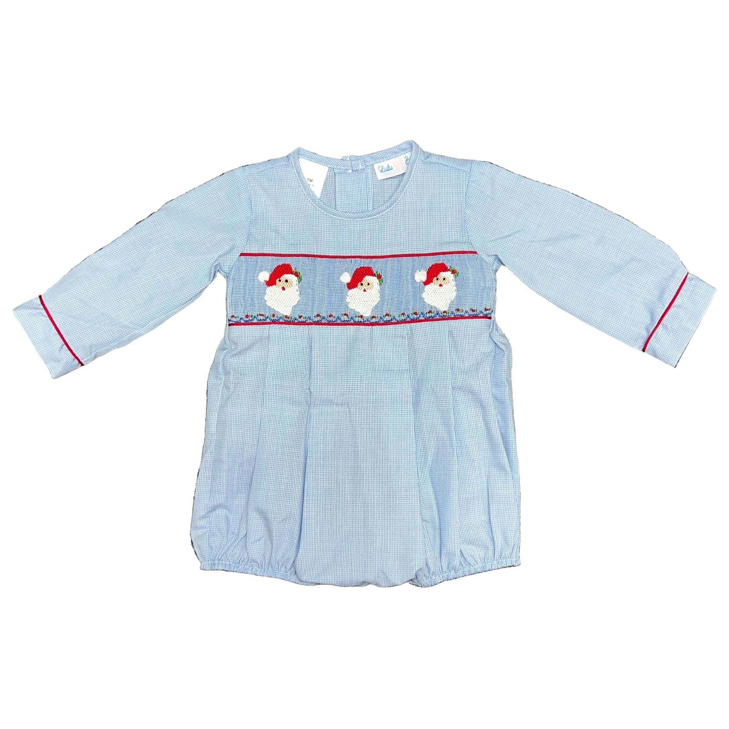 Smocked Santa Claus Bubble