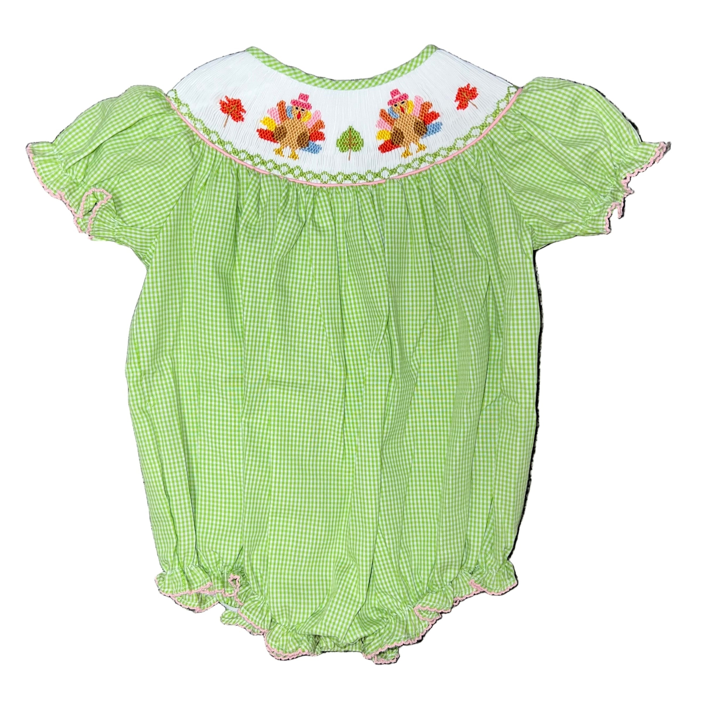 Smocked Turkey Bishop Bubble