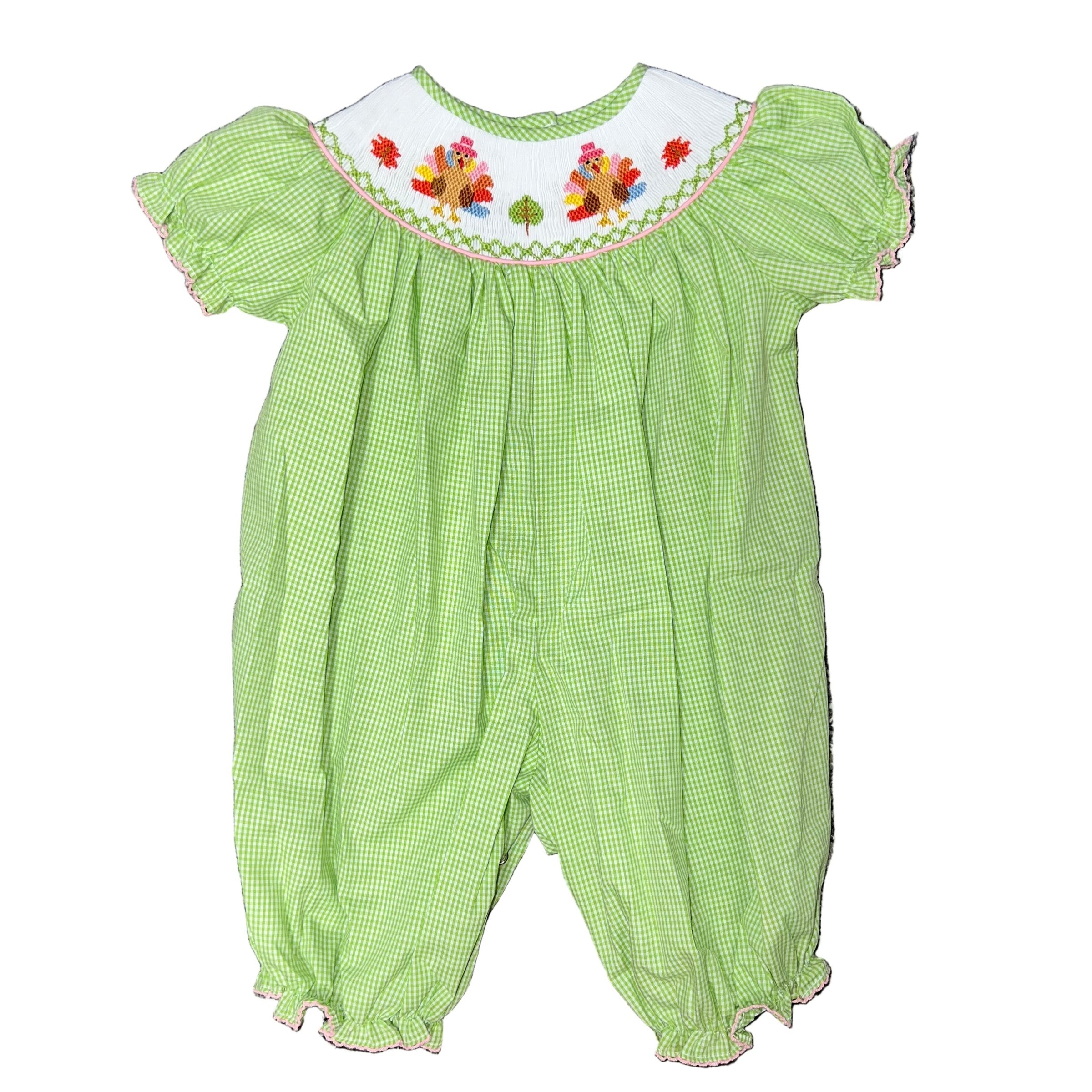 Smocked Turkey Long Bishop Bubble