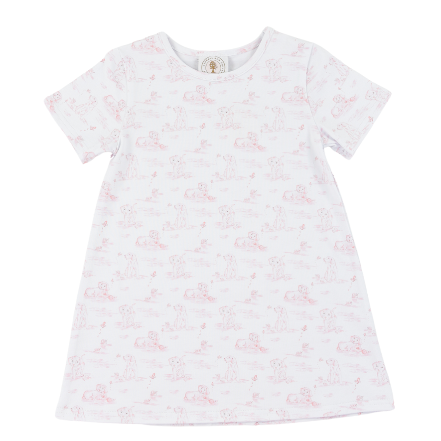 PRE-ORDER Snips and Snails Pink Susie Swing Dress