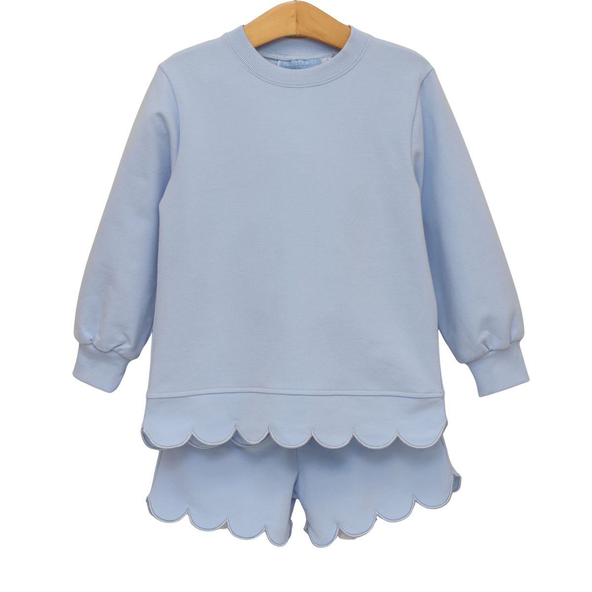 Sophia Scallop Set- Light Blue