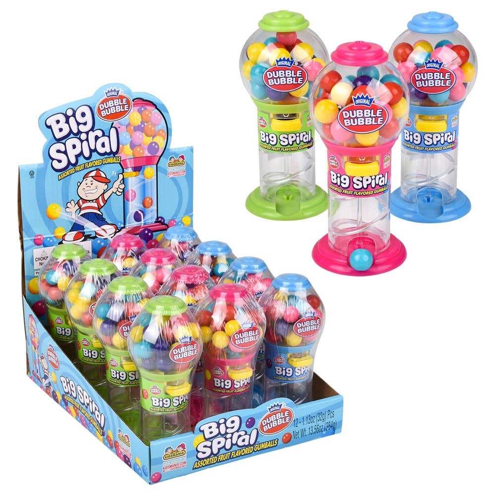 Spiral Gumball Dispensers