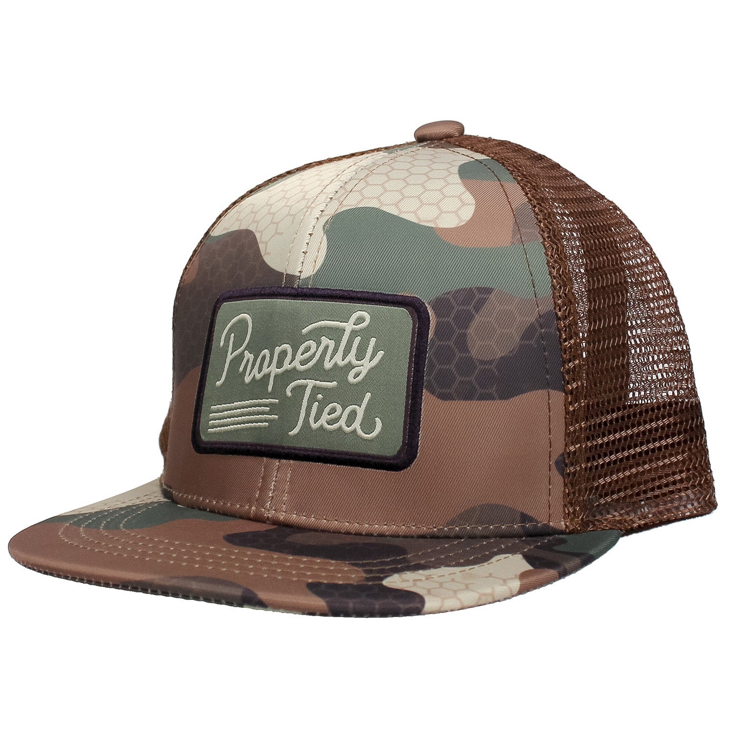Sportsman Trucker Hat Delta Woodland Camo