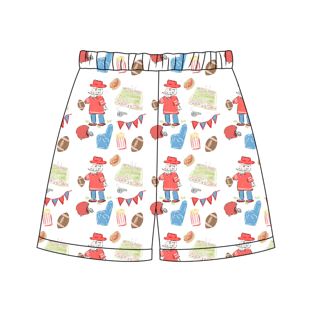 PRE-ORDER Stafford Shorts- Game Day Red and Blue