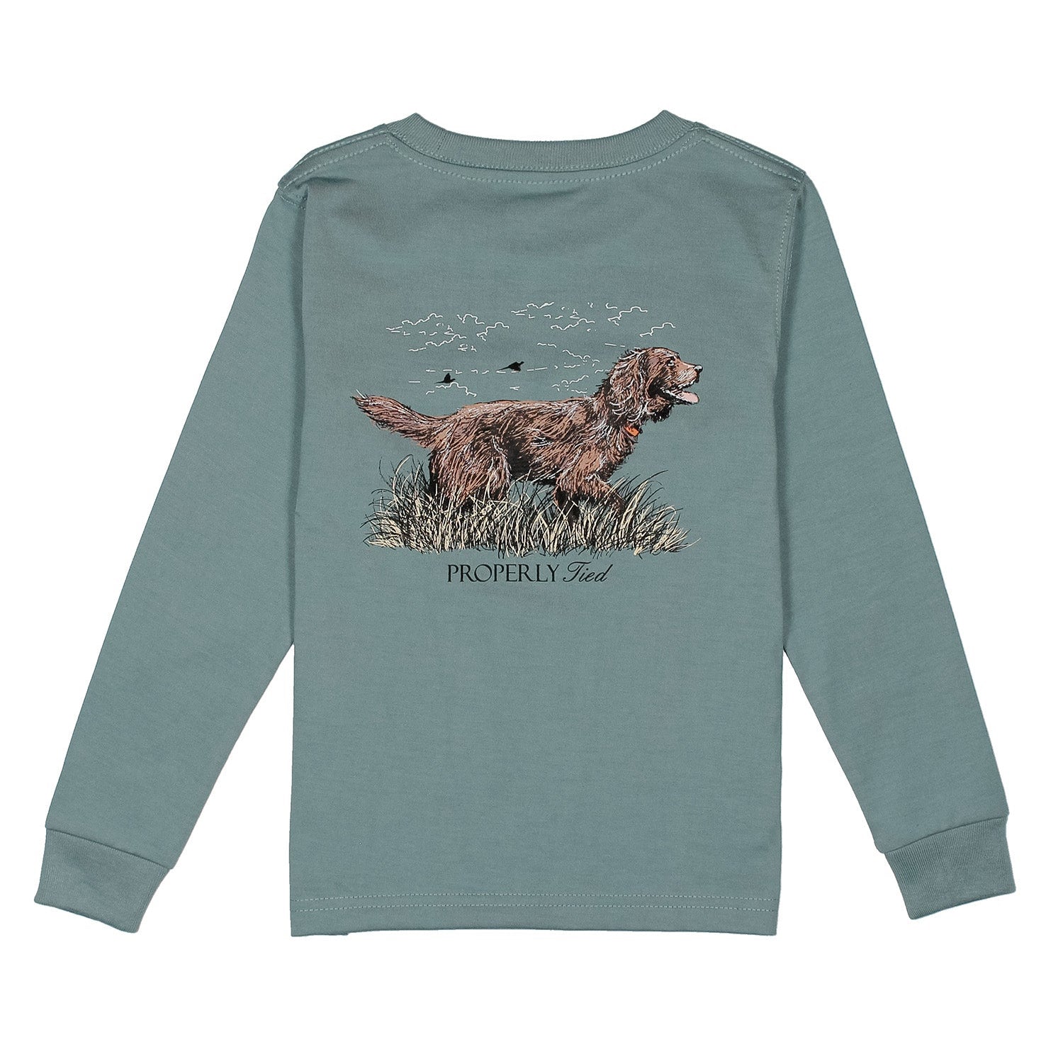 Boykin LS Steel Blue T-shirt