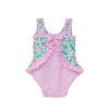 Stella Ruffle Swimsuit - Lotus & Lilies