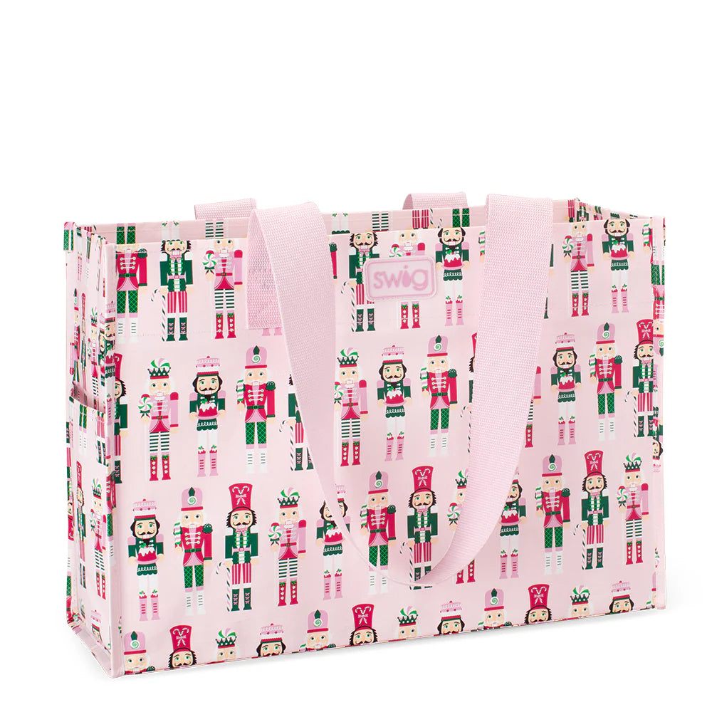 Sugar Plum Soldiers Large Reusable Gift Bag