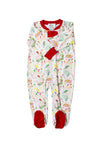 Sugar Plum Footed Zipper Pajama