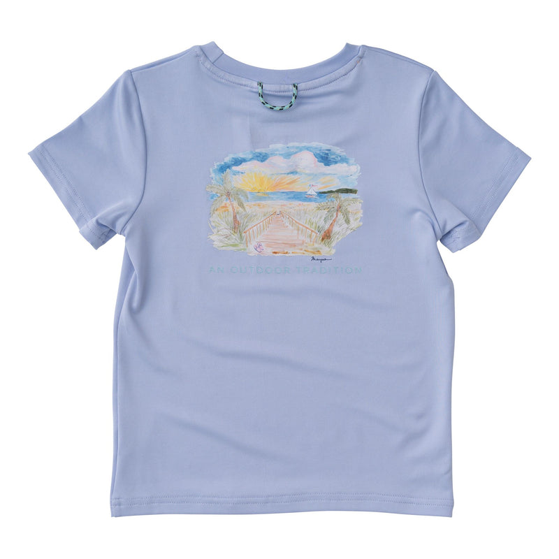 Sweet Lavender Pro Performance Fishing Tee-18m