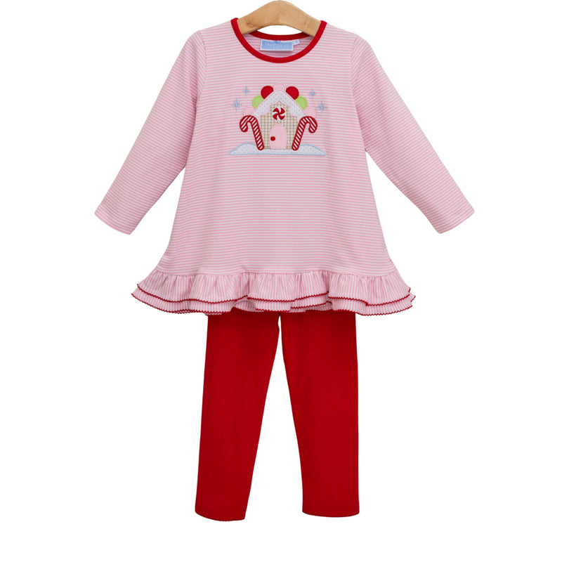 Gingerbread House Pant Set
