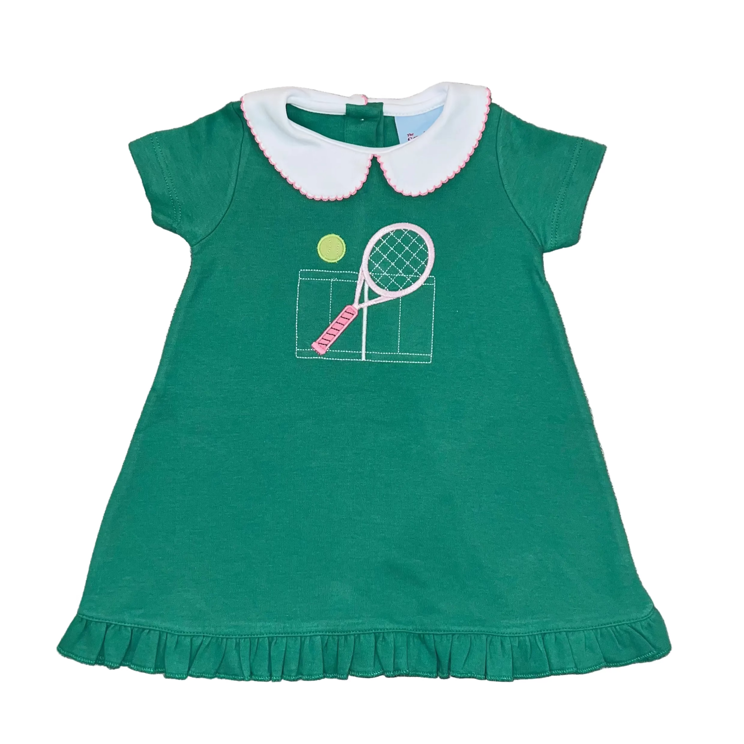Tennis Applique Ruffle Dress