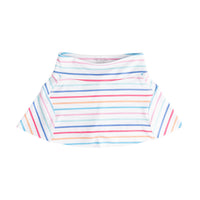 Tennis Twirl Skort with Built-In Compression Shorts  - Sun-kissed Stripe