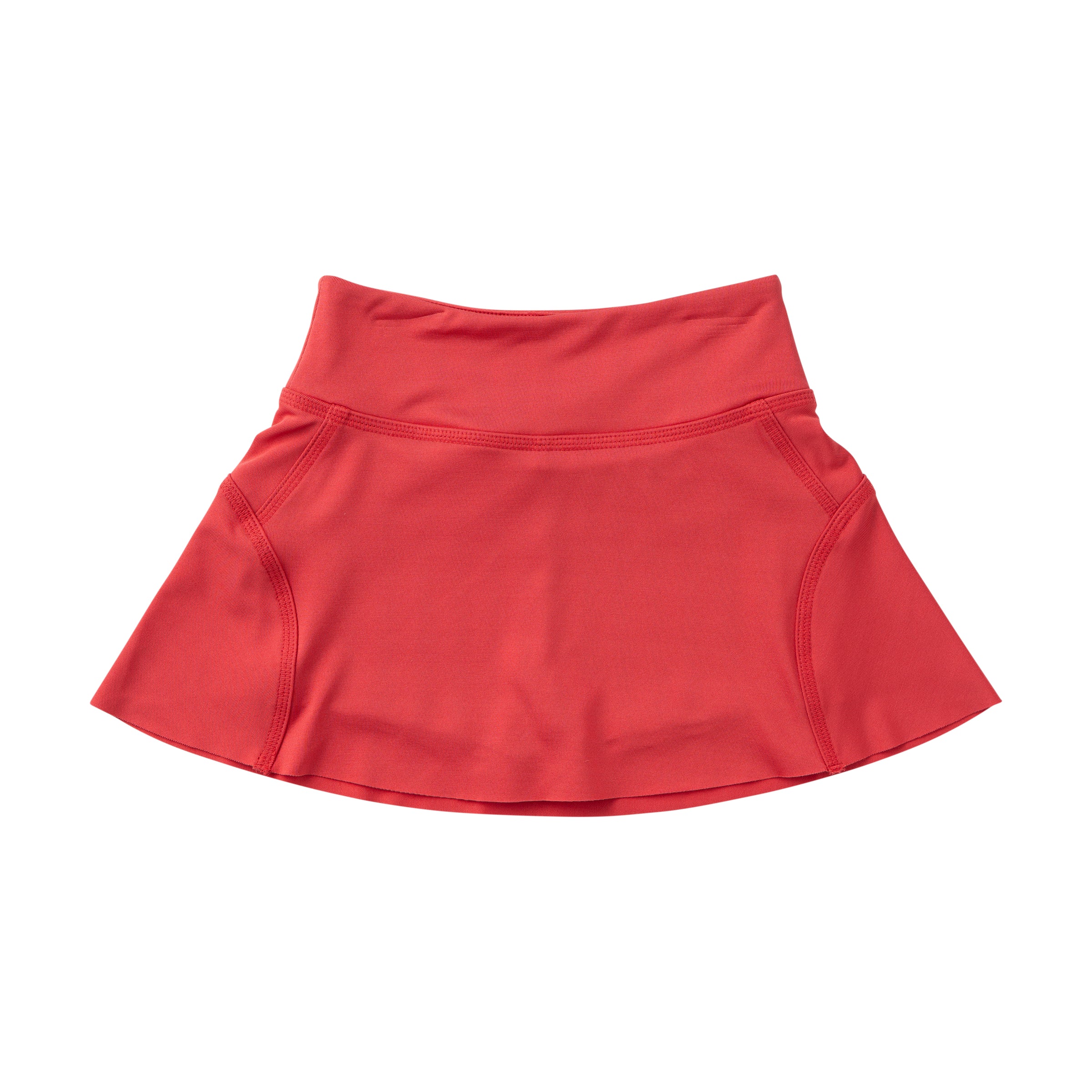 Tennis Twirl Skort with Built-In Compression Shorts - Watermelon
